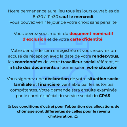 Exclusion aux allocations de chômage